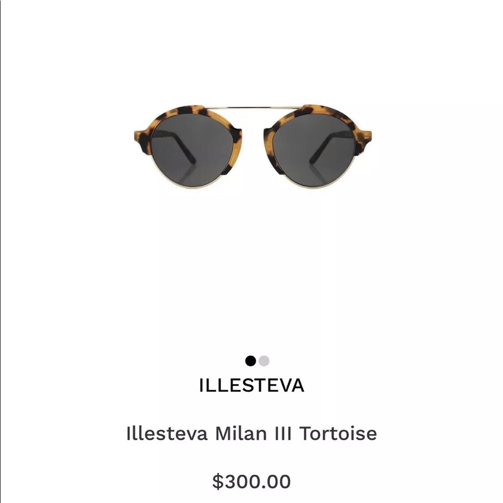 Illesteva Milan III Sunglasses Tortoise Shell